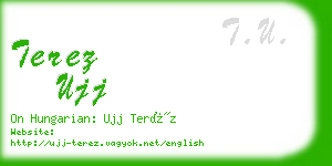 terez ujj business card